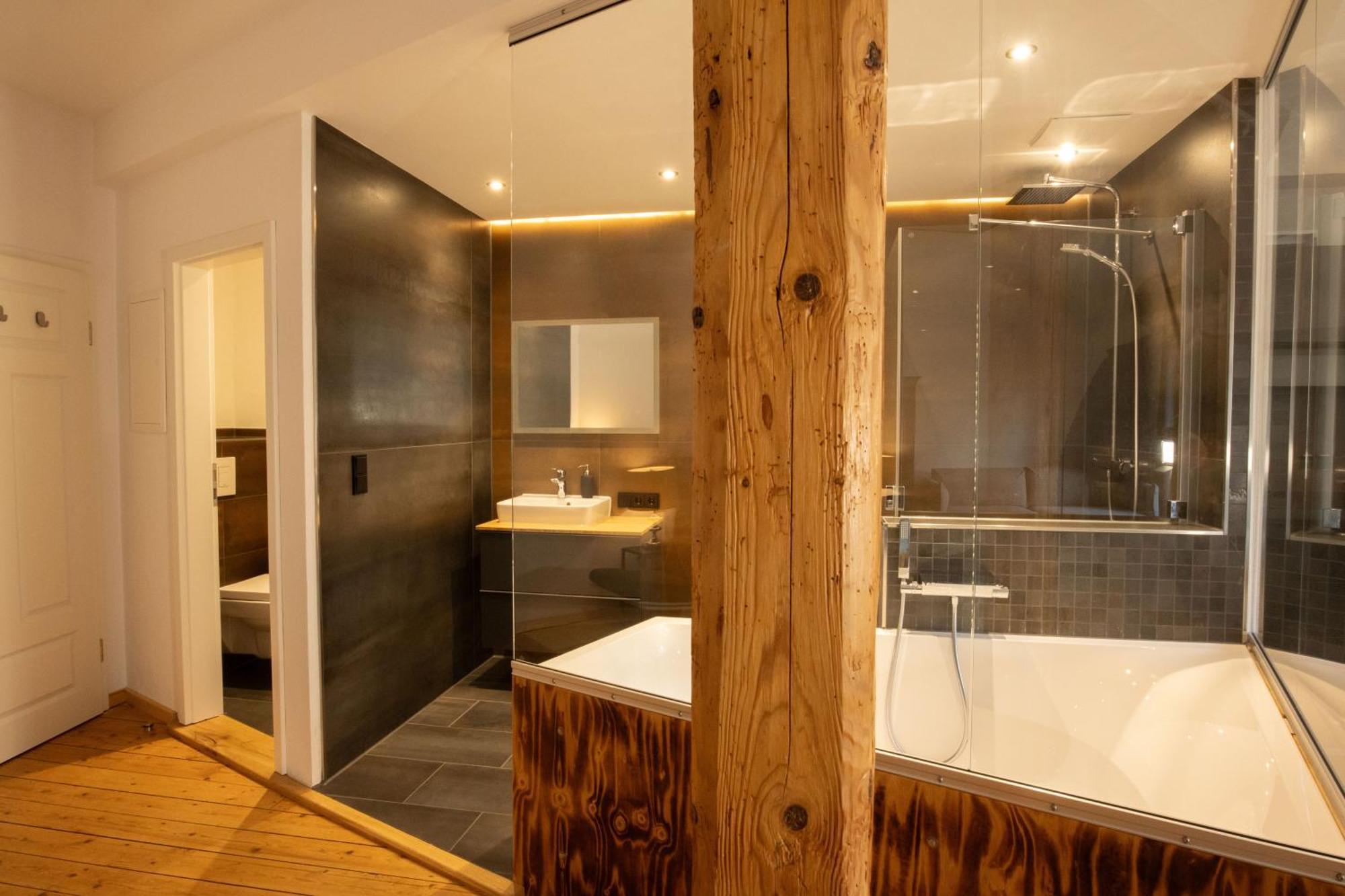 Loft Apartment Mit Grosser Badewanne B Mugeln Exteriör bild