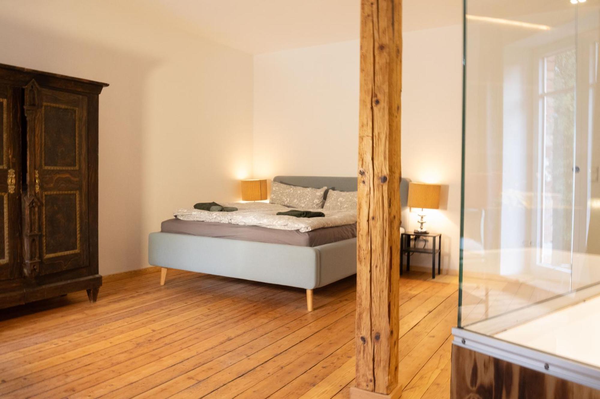 Loft Apartment Mit Grosser Badewanne B Mugeln Exteriör bild