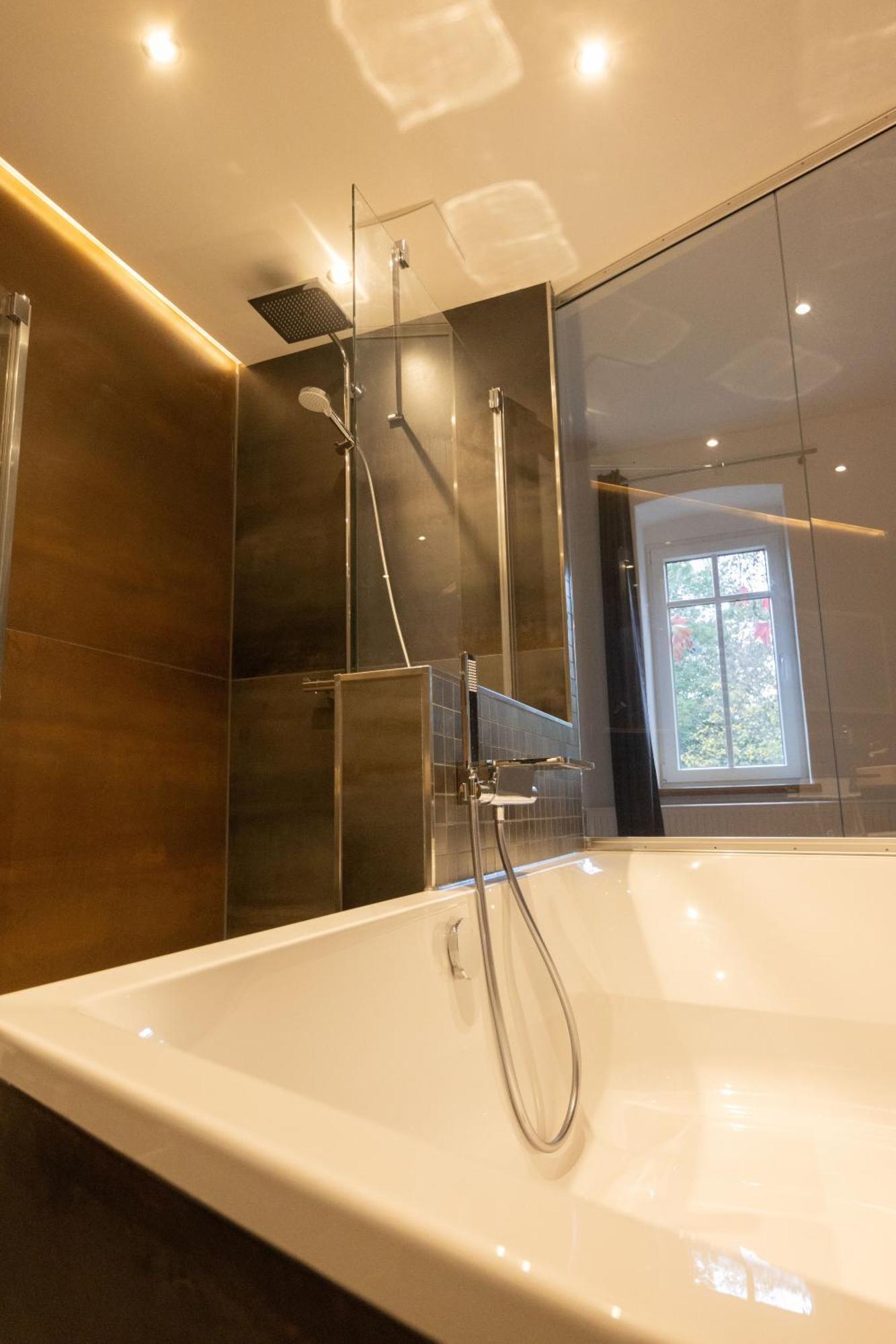 Loft Apartment Mit Grosser Badewanne B Mugeln Exteriör bild